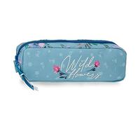 Movom Fleurs Sauvages Bleu Etui 22x7x3 cms Polyester