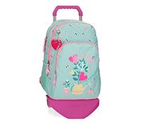 Movom Flower Pot Sac à dos scolaire deux compartiments avec chariot vert 33 x 44 x 13,5 cm Polyester 25,25 L