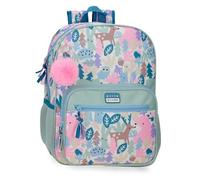 MOVOM Forest Sac à Dos Scolaire Vert 30x38x12 cm Polyester 13,68L