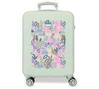 Movom Forest Valise Cabine Verte 38 x 55 x 20 cm Rigide 2 kg Fermeture à Combinaison latérale ABS 2 kg 35 L Bagage à Main