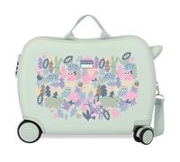 MOVOM Valise enfant Forest Rigide ABS Vert 50x38x20 cm 34L 1,8 kg Fermeture à combinaison latérale