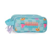 MOVOM Freedom Trousse Triple Bleu 22x10x9 cm Polyester