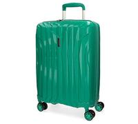 Movom Fuji Valise Trolley Cabine Vert 39x55x20 cms Rigide Polypropylène Serrure TSA 37L 2,7Kgs 4 roues doubles Bagage à main