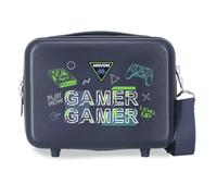 Movom Game Over Nececer Adaptable Bleu 29 x 21 x 15 cm Rigide ABS 9,14 L 0,8 kg, Bleu, Talla única, Nécecer Adaptable