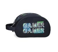 Movom Game Over Trousse de Toilette Noire 24 x 14 x 10 cm Polyester