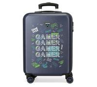 Movom Game Over Valise Cabine Bleue 38 x 55 x 20 cm Rigide 2,5 kg Fermeture à Combinaison latérale ABS 2,5 kg 35 L Bagage à Main, Bleu, Talla única, Valise Cabine