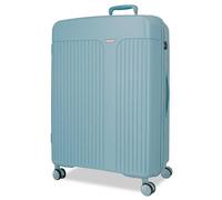 Movom Grande Valise Bleue 53 x 78 x 31 cm Rigide 4,58 kg Fermeture TSA Polypropylène 4,58 kg 108LExtensible, Bleu, Talla única, Grande Valise