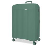 Movom Grande Valise Rigide en ABS avec Fermeture TSA intégrée 108L 4,8 kg 4 Roues Doubles Vert foncé 53 x 78 x 31 cm