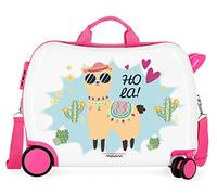 Movom Happy Time Valise Enfant Multicolore 50x38x20 cms Rigide ABS Serrure à combinaison 34L 2,1Kgs 4 roues Bagage à main