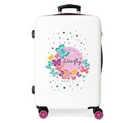Movom Happy Time Valise moyenne multicolore 48 x 68 x 26 cm rigide ABS fermeture à combinaison latérale 70 L 2,66 kg 4 roues doubles