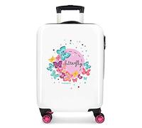 Movom Happy Time Valise Trolley Cabine Multicolore 37x55x20 cms Rigide ABS Serrure à combinaison 32L 2,5Kgs 4 roues doubles Bagage à main
