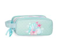 Movom I Love Sea Life Trousse Triple Bleue 22 x 10 x 9 cm Polyester