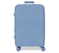 Movom Inari Grande Valise Rigide en polypropylène avec Fermeture TSA intégrée 113L 4,5 kg 4 Roues Doubles Extensible Bleu Clair 54 x 78 x 31 cm