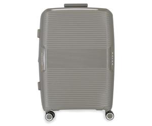 MOVOM Inari Valises rigides en ABS, différentes Tailles, Noir, Vert, Rouge, Gris, Polyester, par Joumma Bags, Gris, Talla única, Grande Valise