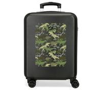 MOVOM Joumma Bags Raptors Sac à Dos d'écolier Dinosaure en ABS, Un matériau Rigide et léger, Multi-usages, Plusieurs Compartiments, Fermeture à Combinaison latérale, Blanc., 38 x 55 x 20 cm, Valise