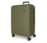 MOVOM Valise Joumma Bags – Rigide, serrure TSA, 4 roulettes doubles, 48x68x27,5 cm, Kaki (Moyenne)