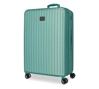 MOVOM Joumma Timber Large Vert Turquoise Valise 53x78x31 cm Rigide ABS Cadenas à Combinaison Intégré 108L 4.2kg 4 Doubles Roues