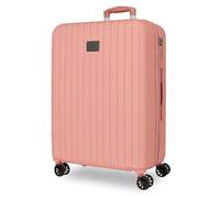 Joumma MOVOM Timber Valise Moyenne Nude 48 x 68 x 27 cm Rigide ABS Cadenas à Combinaison intégré 72 l 3,8 kg 4 Roues Doubles