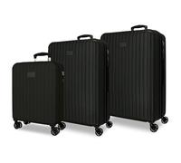 MOVOM MOVOM Timber Ensemble de valises, Taille Unique, Noir, Talla única, Jeu de valises
