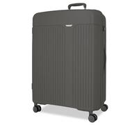 Movom Large Anthracite Valise 53x78x31 cm Rigide ABS Fermeture TSA Intégrée 108L 4.8kg 4 Doubles Roues