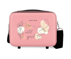 Movom Luggage Nécecer Adaptable Rose 29 x 21 x 15 cm Rigide ABS 9,14 l 0,8 kg, Rose, Talla única, Trousse Adaptable