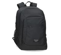 Movom Miller Sac à dos pour ordinateur portable adaptable 15,6 pouces Noir 31 x 46 x 17 cm Polyester 24,24 L