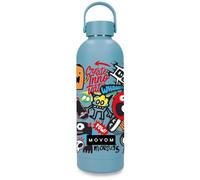 Movom Monsters Bleu Bouteille en Acier Inoxydable 7.4x23.5x7.4 cm Acier Inoxydable