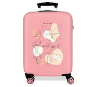 Joumma MOVOM Luggage Valise Cabine Rose 38 x 55 x 20 cm Rigide 2 kg Fermeture à Combinaison latérale ABS 2 kg 35 L Bagage à Main, Rose, Talla única, Valise Cabine