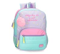 MOVOM New Adventure Sac à Dos Scolaire Multicolore 31 x 42 x 13 cm Polyester 16,93 L, Multicolore, Talla única, Sac à Dos Scolaire