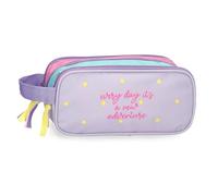 MOVOM New Adventure Trousse Triple Multicolore 22 x 10 x 9 cm Polyester 1,98 L, Multicolore, Talla única, Trousse Triple