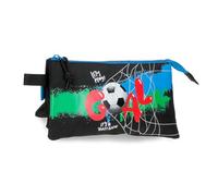 Movom Offside Estuche Triple Noir 22x12x5 cm Polyester 1,32L