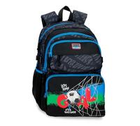 Movom Offside Sac à dos scolaire double compartiment adaptable à la poussette Noir 32 x 45 x 19 cm Polyester 27,36 l