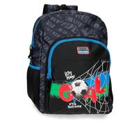 Movom Offside Sac à Dos Scolaire Noir 30 x 40 x 13 cm Polyester 15,6 L