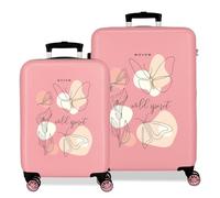 Movom pour Enfants Bagages rigides, avec éclairage combiné et 4 Roues, fabriqués à la Main en ABS, Un matériau Rigide et léger. Dites Joumma Bags.