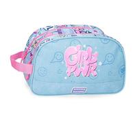 Movom Power girl Trousse, trousse pour enfant, en polyester, Triple compartiment pour une meilleure organisation, Taille idéale pour transporter dans votre sac à dos, Avec poignée latérale.