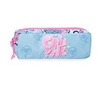 Movom Power girl Trousse, trousse pour enfant, en polyester, Triple compartiment pour une meilleure organisation, Taille idéale pour transporter dans votre sac à dos, Avec poignée latérale.