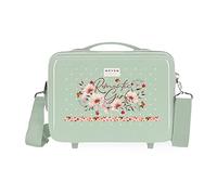 Movom Romantic Girl Trousse de Toilette Adaptable avec Bandoulière Multicolore 29x21x15 cms ABS Rigide 9.14L 0.6 kgs