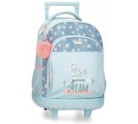 Movom - Sac à dos à roulettes "Live your dream" - 43 x 32 x 21 cm - Bleu Bleu G