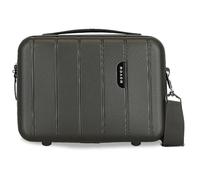 Movom Sac à Dos en Bois de Joumma Bags, 29 x 21 x 15 cm Rigide ABS 9,14 l 0,8 kg, Anthracite, Talla única, Trousse de Toilette