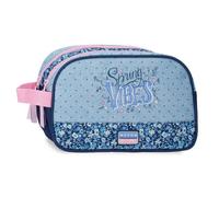 Movom Spring Vibes Trousse à Deux Compartiments Adaptable Bleu Marine 26 x 16 x 10 cm Polyester 4,16 L