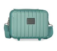 Movom Timber Trousse de Toilette Adaptable Vert Turquoise 29x21x15 cm Rigide ABS 9.1L 0.8 kgs