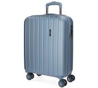 Movom - Valise cabine 55cm Wood - bleu silver - 8569 Bleu G