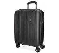 Movom - Valise cabine extensible "Wood" - noir - 55 x 40 x 20 cm - Noir Noir G