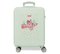 MOVOM Enchanted Forest Valise Cabine Verte 38 x 55 x 20 cm Rigide 2 kg Fermeture à Combinaison latérale ABS 2 kg 34 l Bagage à Main, Vert, Talla única, Valise de Cabine