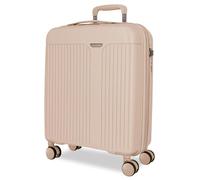 Movom Valise de Cabine Beige 40 x 55 x 20 cm Rigide 2,8 kg Fermeture TSA Polypropylène 2,8 kg 44 LExtensible Bagage à Main, Beige, Talla única, Valise Cabine