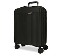 Movom Valise de Cabine Noire 40 x 55 x 20 cm Rigide 2,8 kg Fermeture TSA Polypropylène 2,8 kg 44 LExtensible Bagage à Main, Noir, Talla única, Valise Cabine