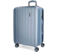 Movom - Valise extensible 65cm "Wood" - bleu silver - 8564