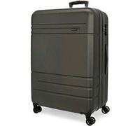 MOVOM Galaxy Valise Moyenne Noire 48 x 68 x 27 cm Rigide ABS Fermeture à Combinaison latérale 72 L 3,86 kg 4 Roues Doubles, Anthracite, 68 cm x 48 cm x 27 cm, Valise Moyenne
