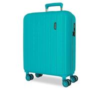 Movom Wood Valise de Cabine Bleue 40 x 55 x 20 cm Rigide 2,8 kg Fermeture TSA ABS 2,8 kg 37L Bagage à Main, Bleu, Talla única, Valise Cabine