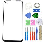 MovTEK Ecran Tactile Vitre Avant Kit de Remplacement pour Huawei P40 Lite 6.4" avec Trousse à Outils - Noir Minuit